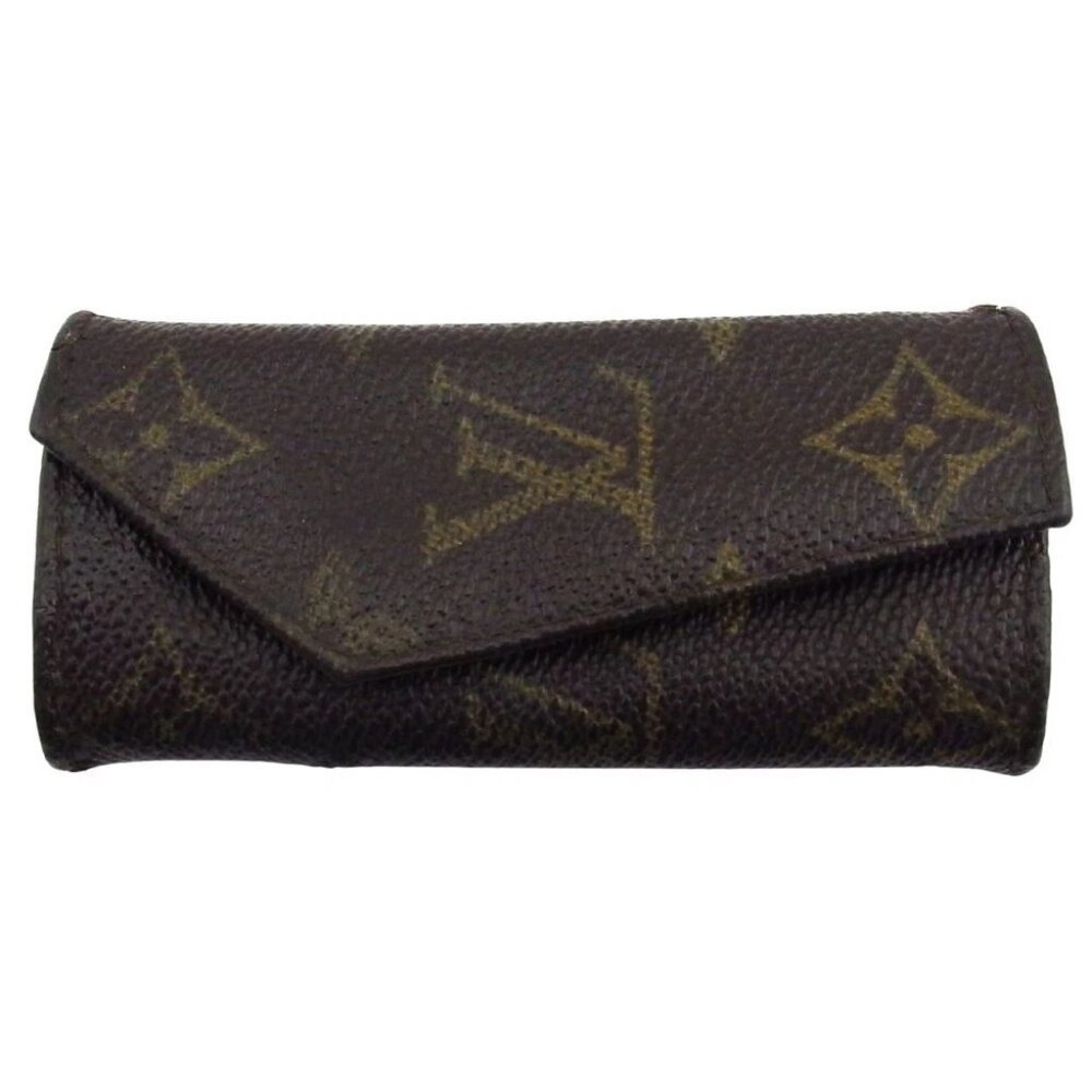 LOUIS VUITTON Key holder Brown beige Women No.264 Authentic secondhand